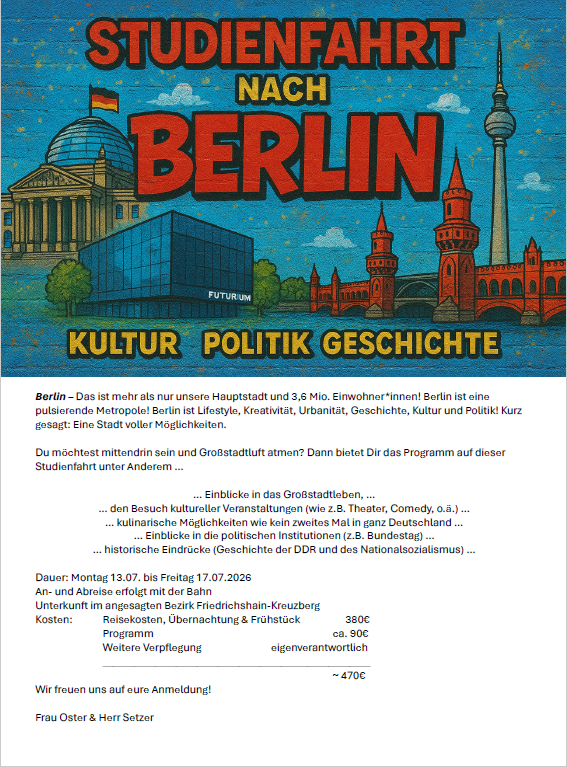 Studienfahrt Berlin