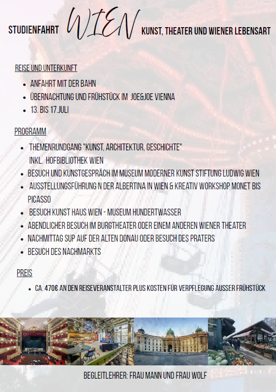Studienfahrt Wien