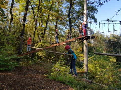 Mutproben im Klettergarten