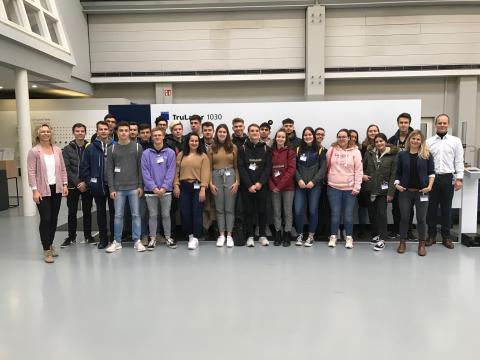 FAG zu Besuch bei Trumpf