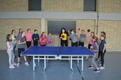 Tischtennisplatte vom Förderverein