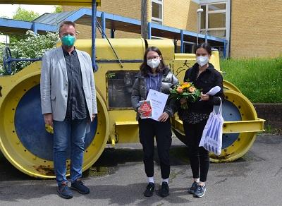 Christina Räke bei der Preisübergabe